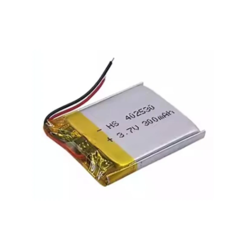 In Stock Polymer Lithium Battery 5PCS 402530 300mAh 3.7V for Dash Cam Speaker Earphone Vanity Mirror Rechargeable Battery Pack view 3