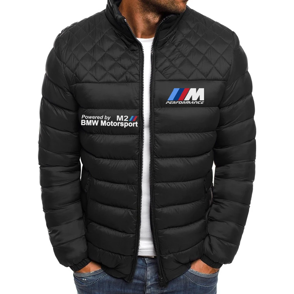 2024 autumn and winter BMW men's and women's casual sports cotton clothes, street and outdoor warm racing rider sportswear