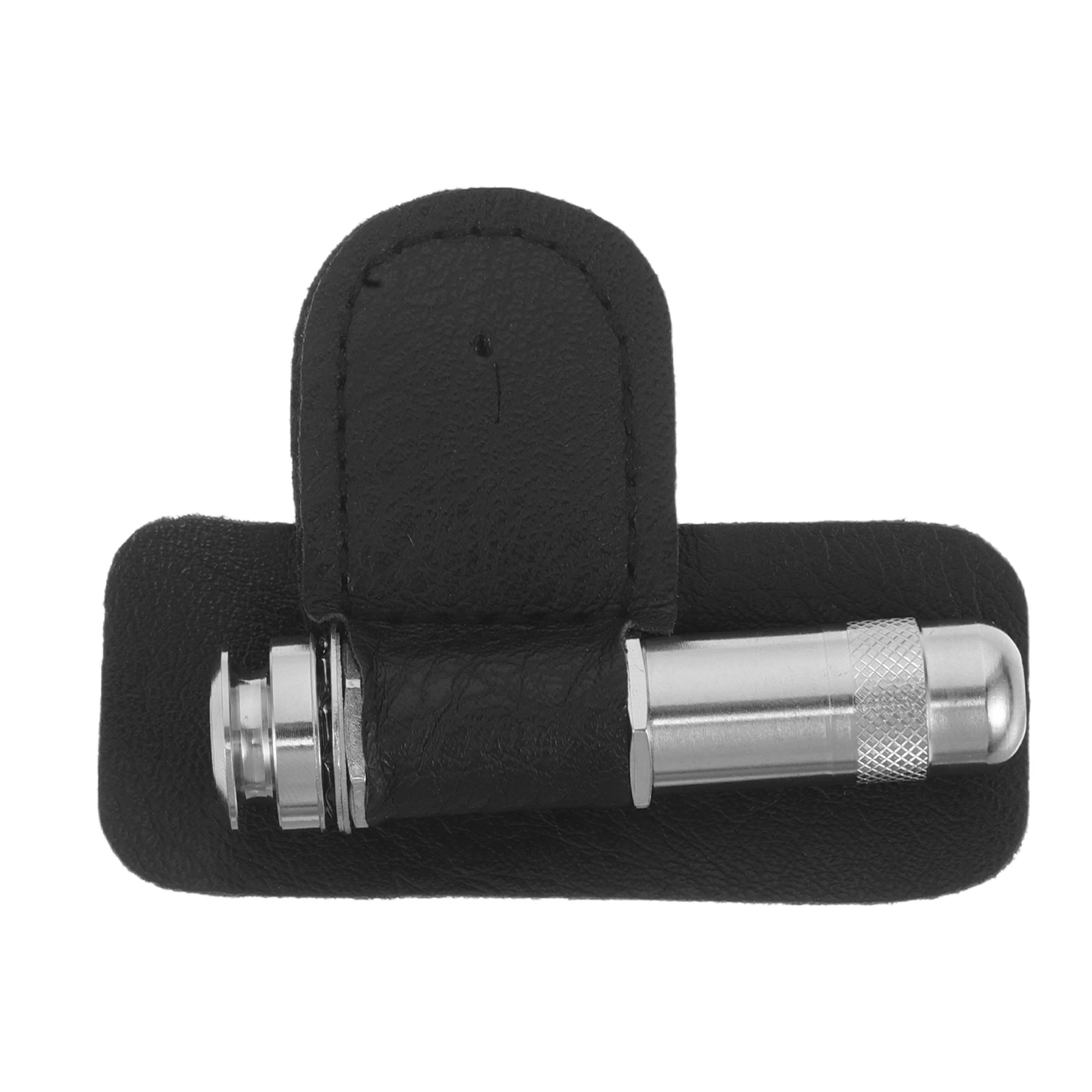 

1 Set Guitar Endpin Protector Acoustic Threaded Jack Plug 30Mm Copper Metal Socket Cap PU Cover Electric Guitar Output Jack