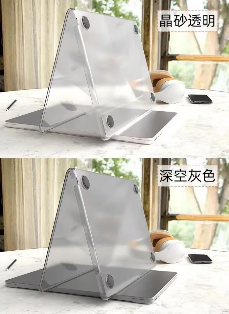 Laptop Case For MacBook Air 13.6 M4 15 M3 Mac Book Pro 13 M2 M1 14 M4 16 Inch 2025 Ultra thin Matte Crystal Replacement Shell