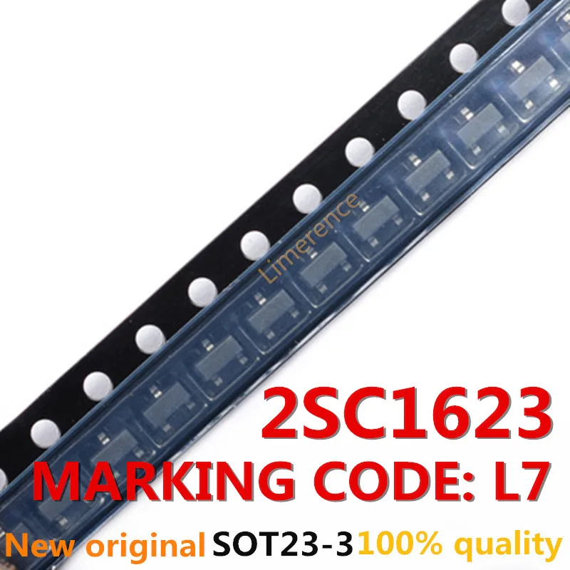 

100PCS 2SC1623 SOT23-3 MARKING CODE: L7