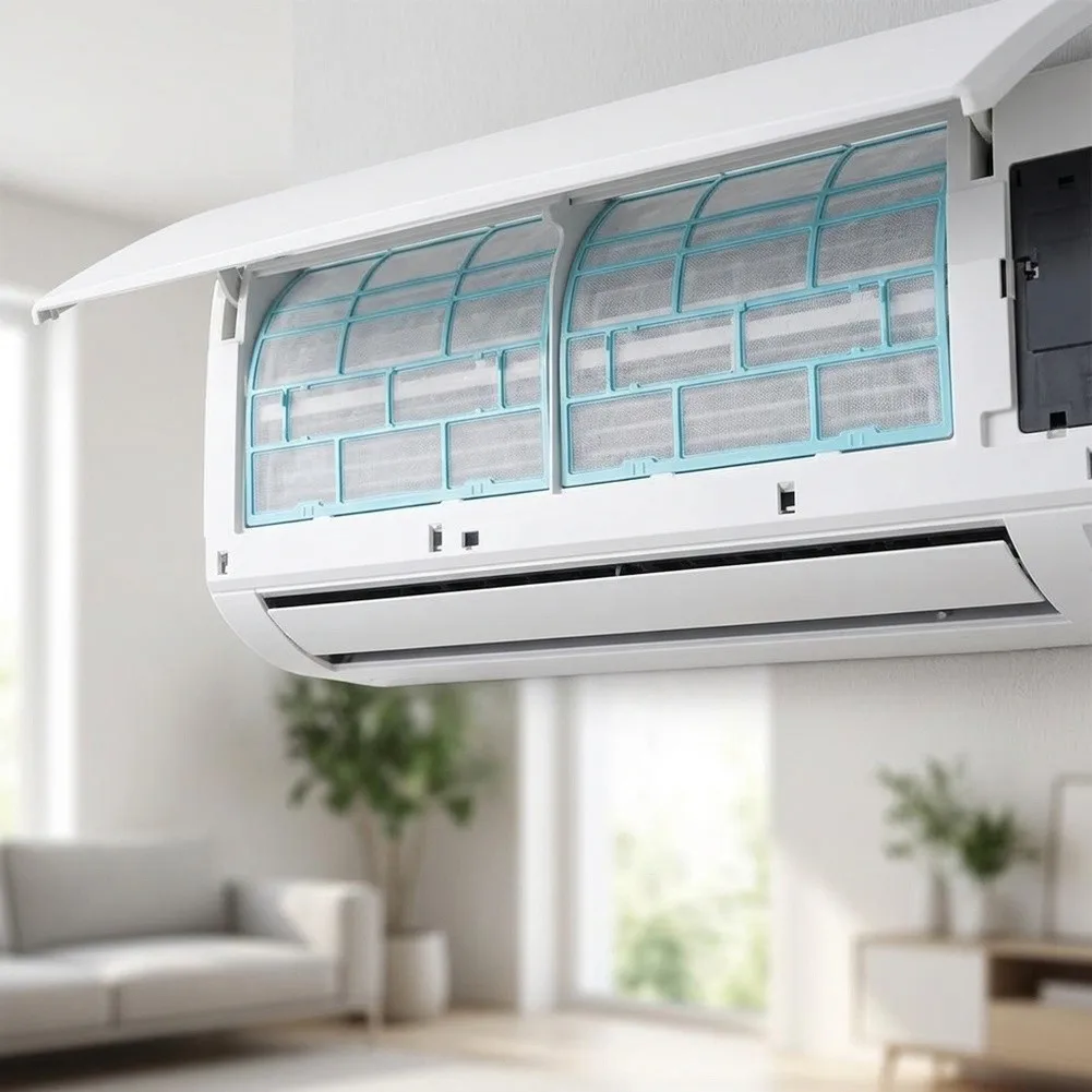 Home Air Conditioning Hanging Dust Screen Prevent Dust Accumulation Screen Air Conditioning Accessory Reliable Accessory