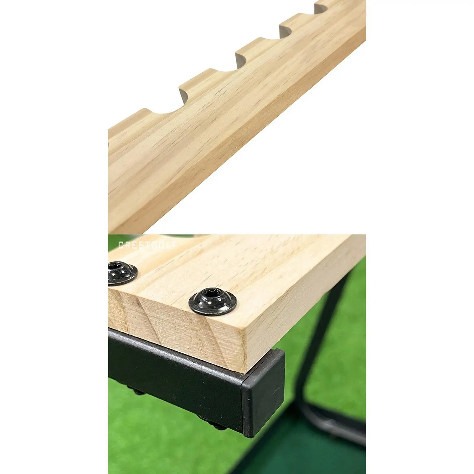 porta-mazze-da-golf-con-base-protettiva-organizzatore-in-legno-e-metallo-per-pratica-di-golf-casa-e-campo