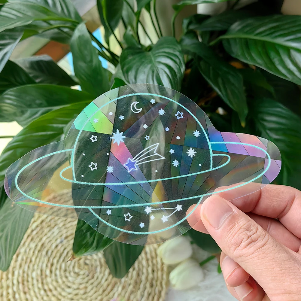 

Applique Planet Prism Sticker Stickers Pvc for Sun Catchers Indoor Window