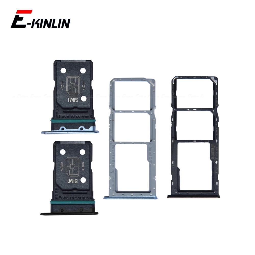 Sim Card Micro SD Card Tray Socket Holder Slot Container Connector Adapter Reader Parts For OPPO A74 A77s A78 A79 A83 5G 4G