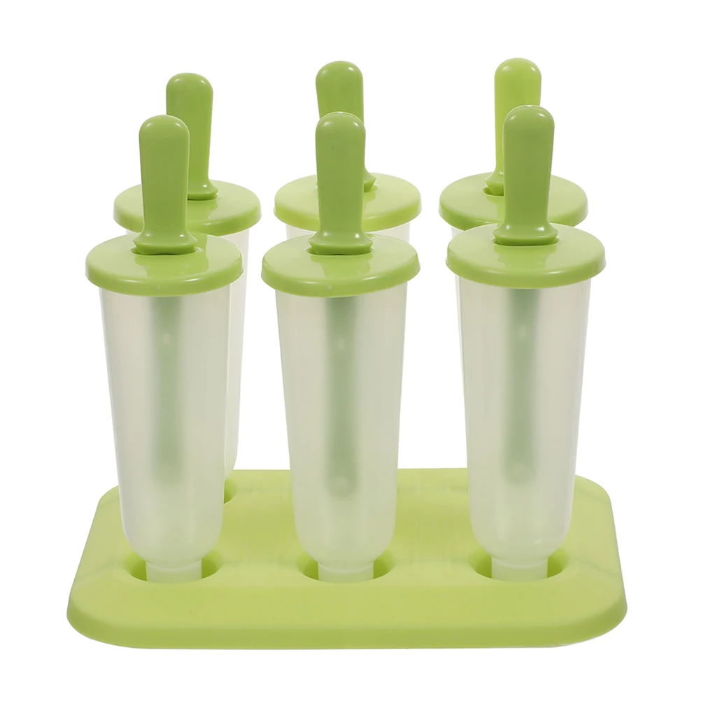 

6 Pcs Kids Popsicle Food Grade DIY Summer Flexible Baby Popsicle Dessert Molds Baby Kids Gelato Ice Cream Bar Molds