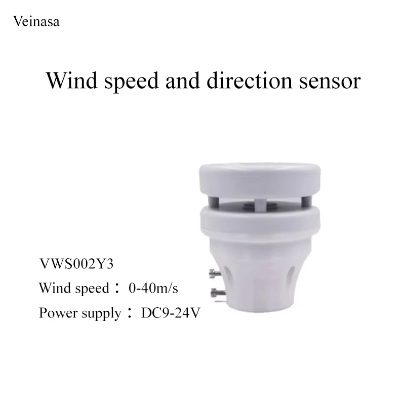 VWS002Y3 Ultrasonic Wind Speed And Direction Sensor Anemometer 0-60m/s Mini Direction Sensor Sonic Anemometer Unit