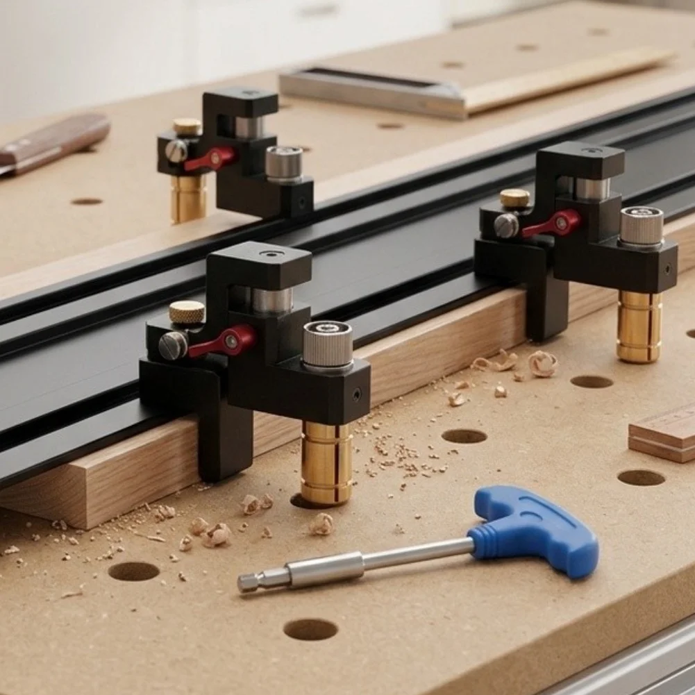 Track Saw for Tilt Limiter with 90x83mm Size 3.54x3.26in Fits 19-20mm Holes Supports 6-30mm Material Thickness
