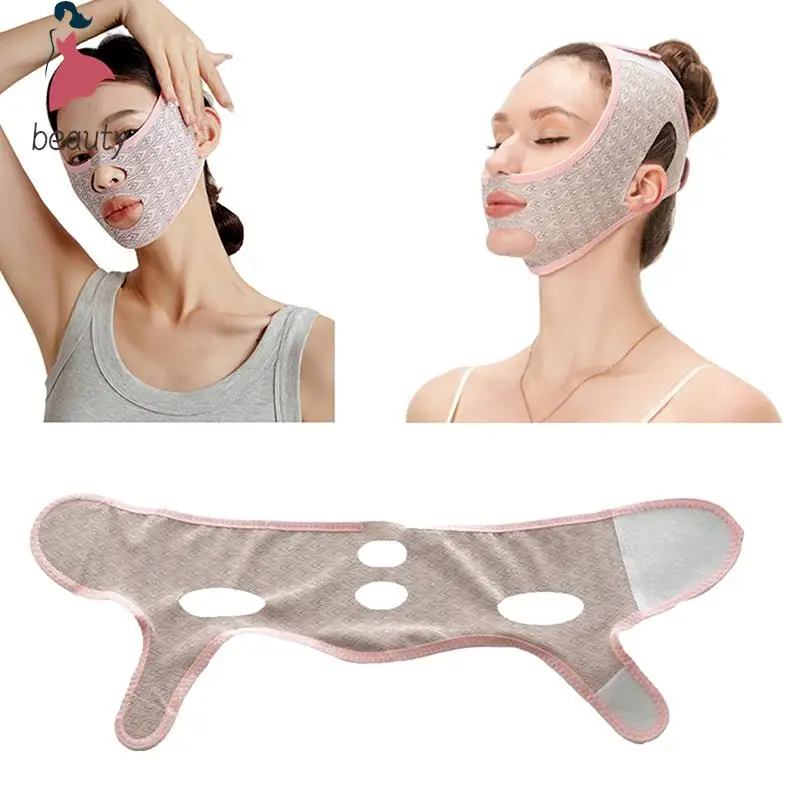 Moldeador de vendaje Facial en V, banda adelgazante de relajación, elevador de forma de cinturón, Reduce la papada, adelgazante de masaje