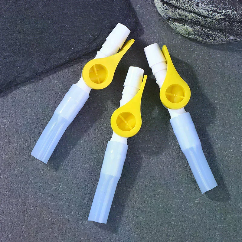 Comfort Flow Catheter Valve Two Way Valve - Easy To Use Lever Faucet, Tubes Optimized For Comfort Of Urinatio 1/2/5pcs