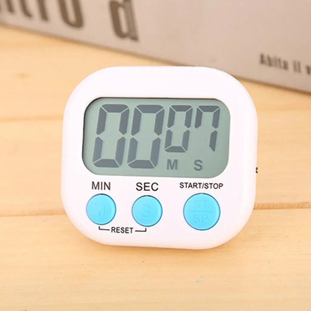 Digital Kitchen Timer Count Down Big Digits Backing for Cooking