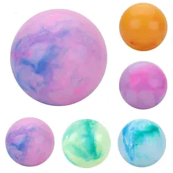 Pelota saltarina de colores aleatorios para niños, juguete educativo antiestrés, juego de agua, baño, juegos al aire libre, 1 unidad