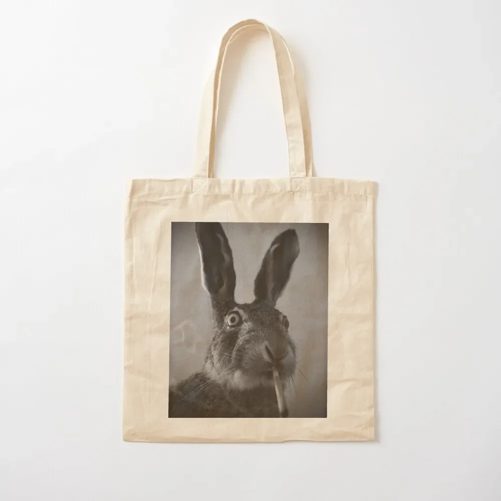 

Bunny Smokes Tote Bag university shopper bag Women bags ecological bags the tote bag