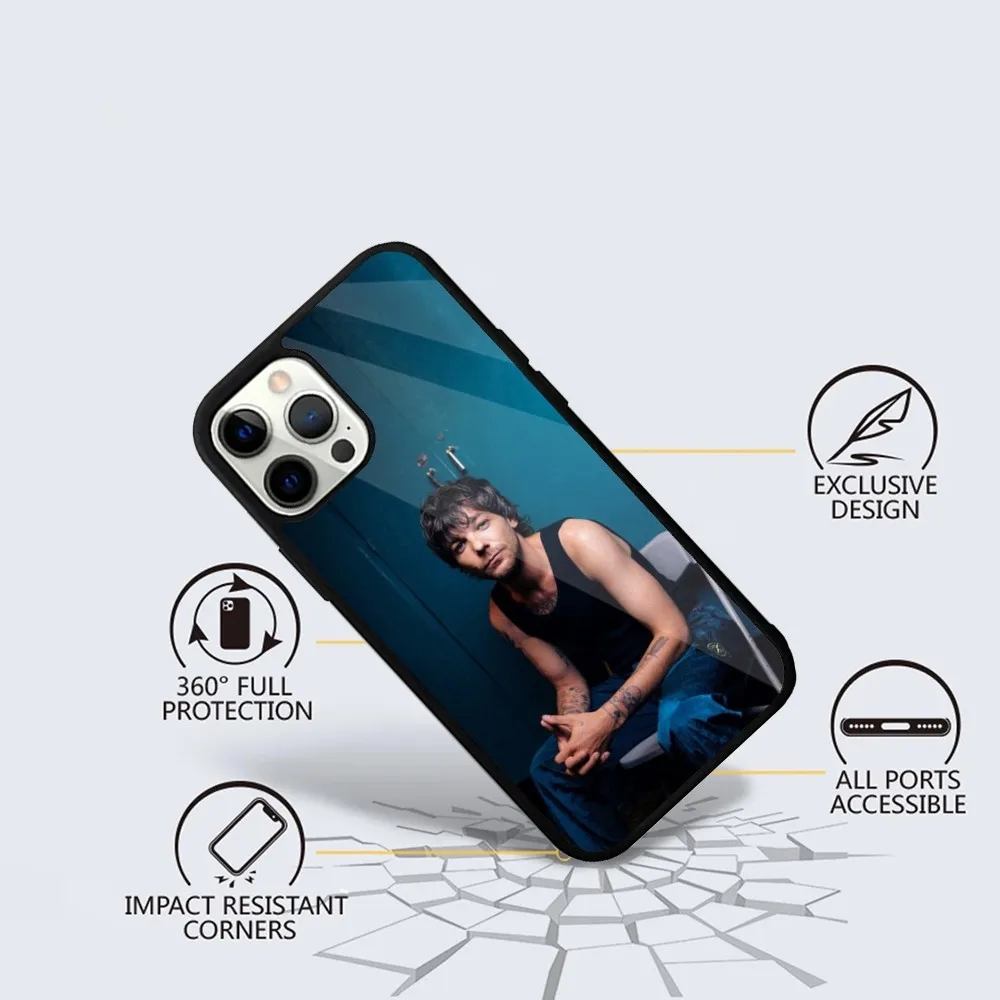 Louis William Tomlinson Phone Case For iPhone 16,15,14,13,12,11,Plus,Pro,Max Mini Magsafe Magnetic Wireless Charging