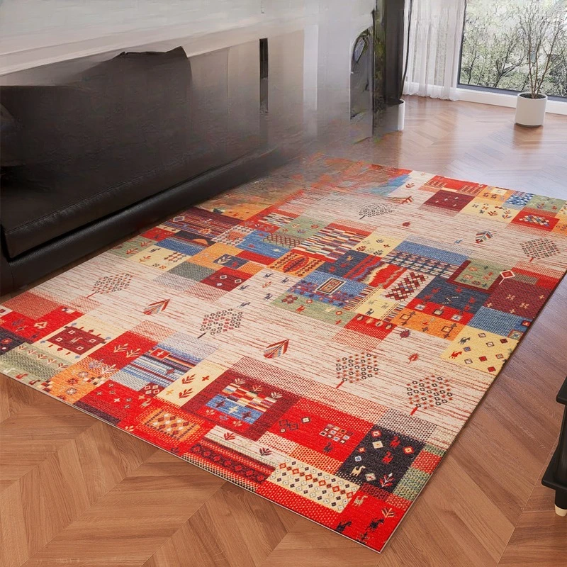 

Living room large carpet mat American retro art light luxury senior bedroom