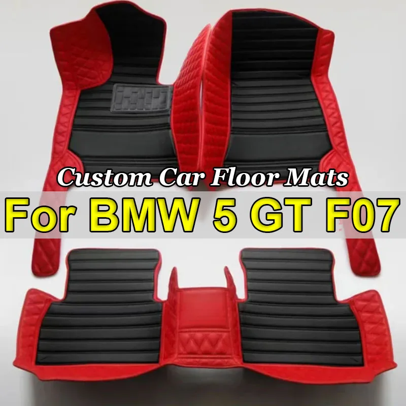 

Car floor mats for BMW 5 GT F07 535i 528i（Five seats）2014 2015 2016 2017 Auto Pads Automobile Carpet Cover Interior Accessories