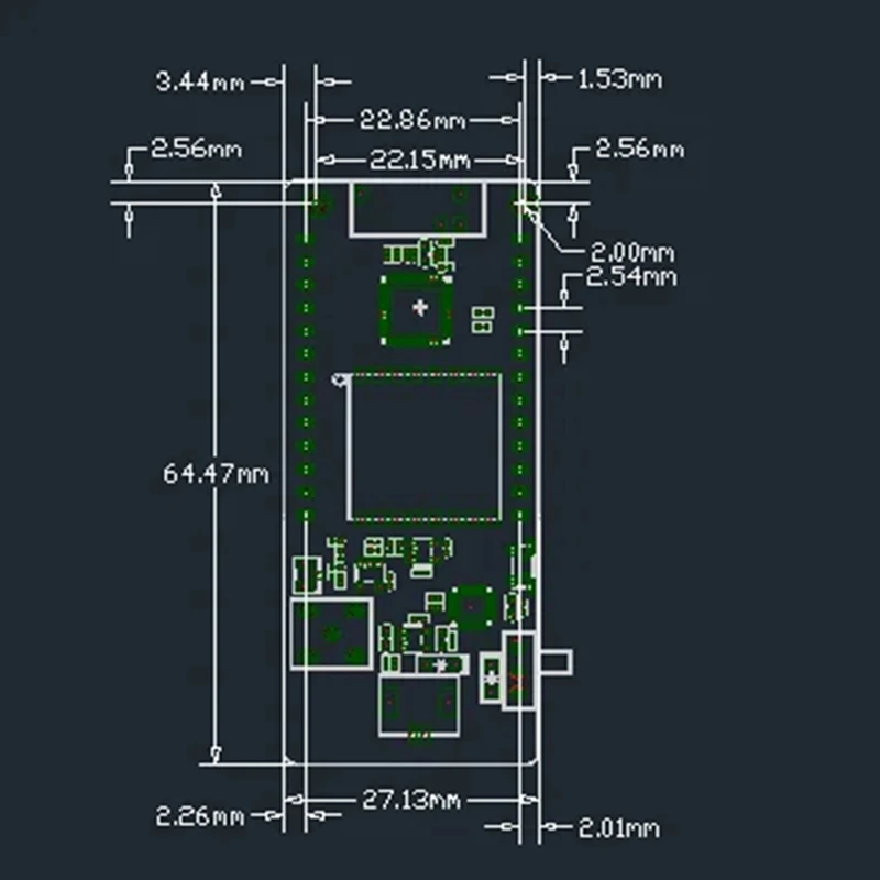 Módulo WiFi Bluetooth, ESP-32 SMA, Lora V2.1-1.6 Versão, OLED, 0.96 ", Cartão SD