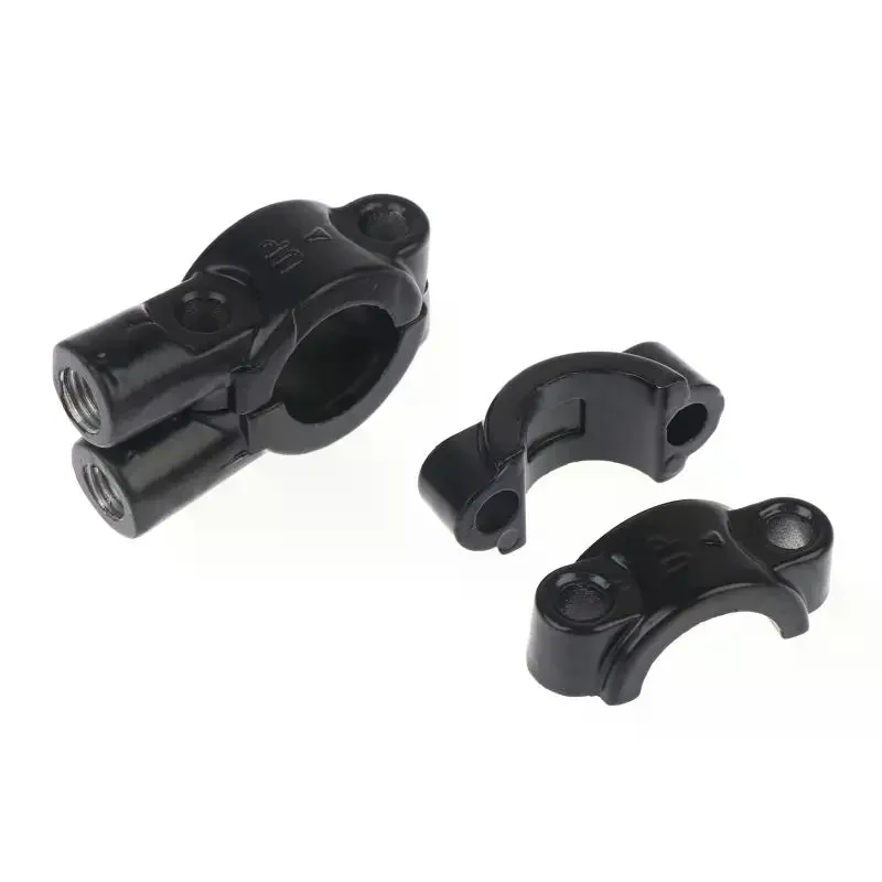 M8 M10 Universal Lever Mirror Holder 2Pcs Waterproof Brake Clutch Master Cylinder Clamp for Outdoor Motorcycle Riding