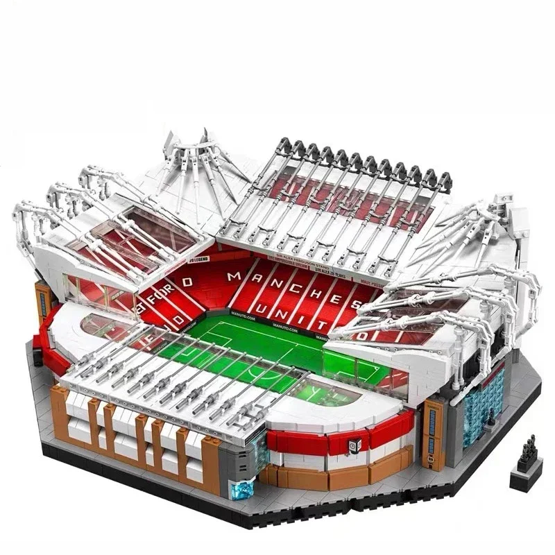 Old Trafford Manchester Model Football Field Stadium Building Blocks Bricks Christmas Toy Gift Compatible 10272 21337