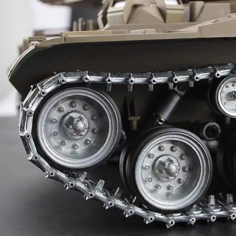 Henglong Huake M41A3 char lourd télécommandé modèle de Combat militaire jouet Version 7.0 adapté aux garçons et cadeau parfait