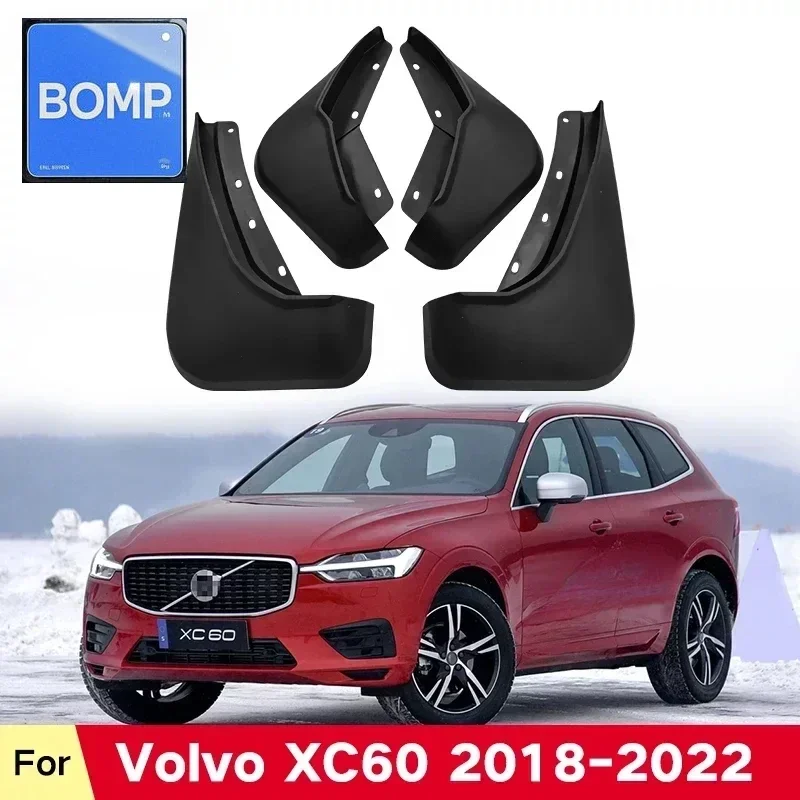 

Fit For Mud Flaps Volvo XC60 2018-2022 2019 2020 2021 Splash Guards Fender MudFlaps Front Rear Mudguards Car Accessories