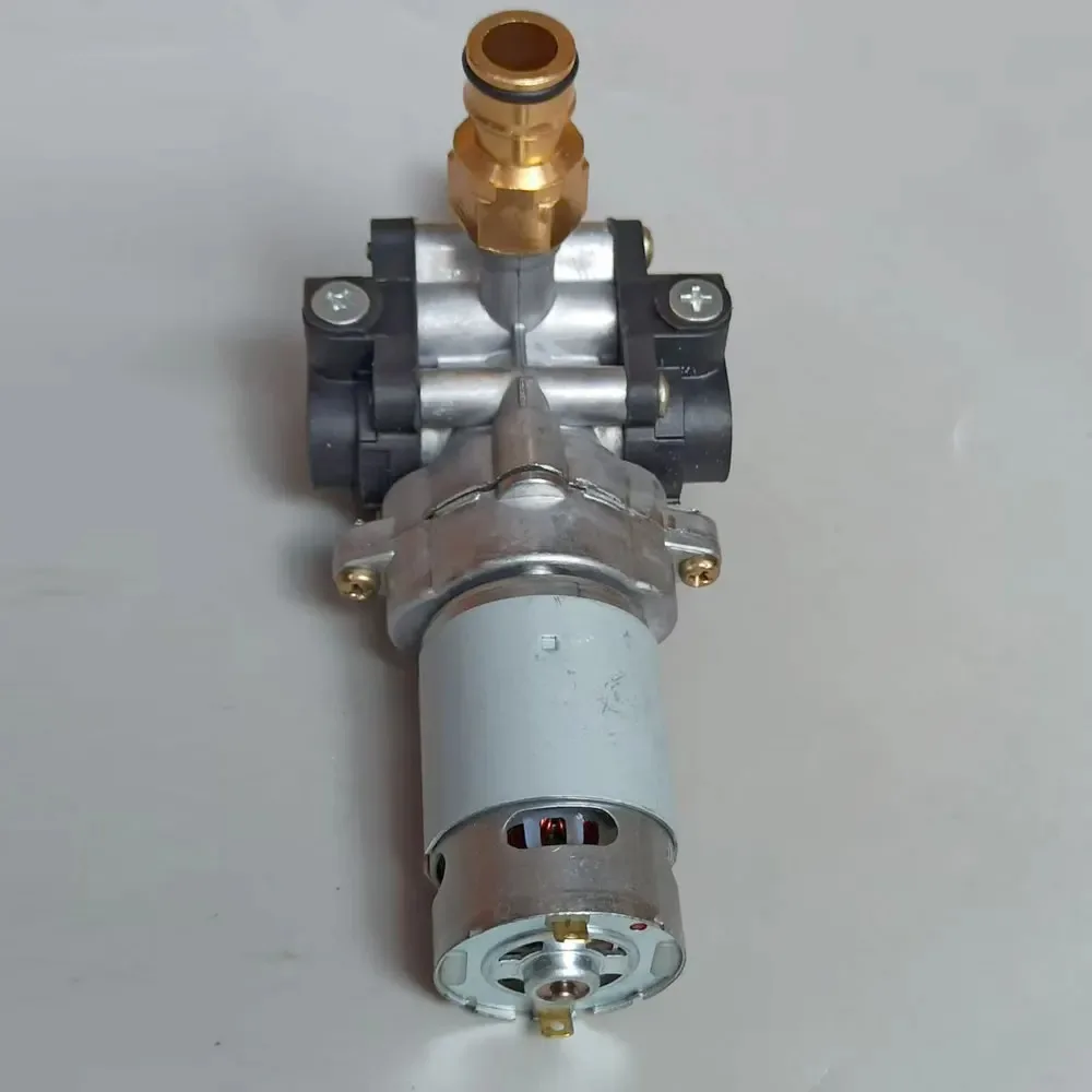 21V高圧洗浄機亜鉛合金ポンプヘッドプランジャーポータブルリチウム電源クリーナーアクセサリー洗車機ポンプホスト