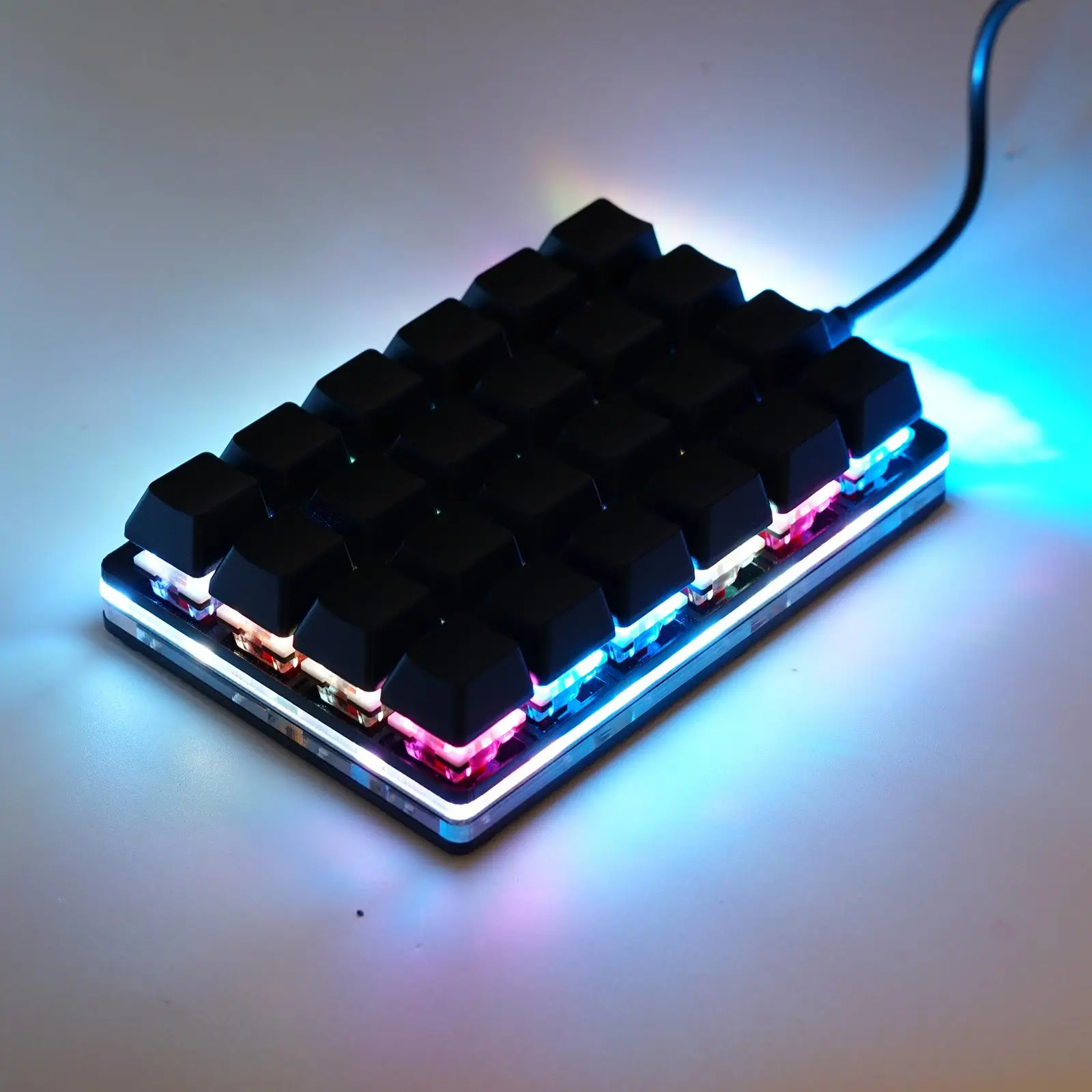 Mini Tastatur 2/6/8/12/16/24 Tasten Makro Nach Gaming Tastatur Programmierbare DIY mechanische Tastatur Makro Tastatur PS Zeichnung