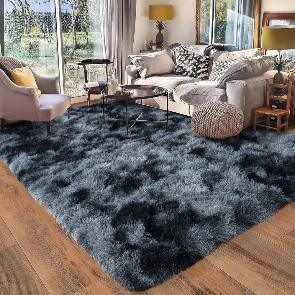 

For Living Room, Area Rug Fluffy Rug Carpet, Soft Shaggy Modern Floor Rug For Kids Boys Girls Bedroom, Plush Fuzzy Dorm Rug For