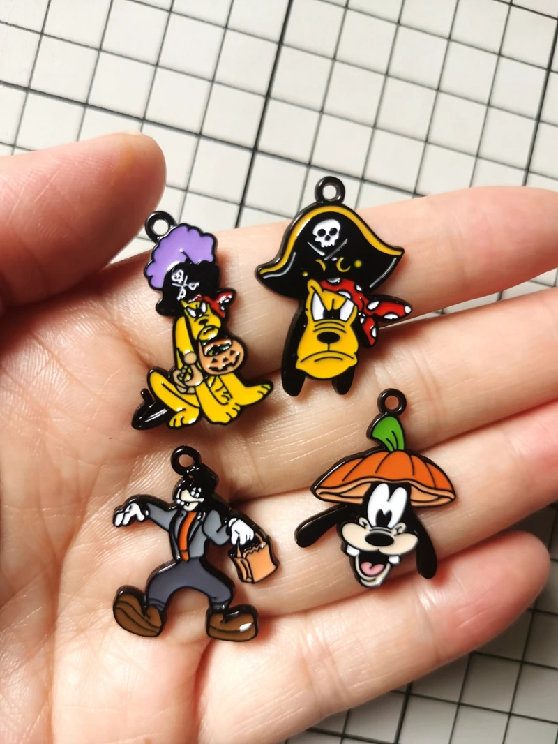 

10 шт. Мультфильм Хэллоуин собака микс кулон DIY ювелирные изделия ожерелье серьги браслет ювелирные изделия серьги подвески