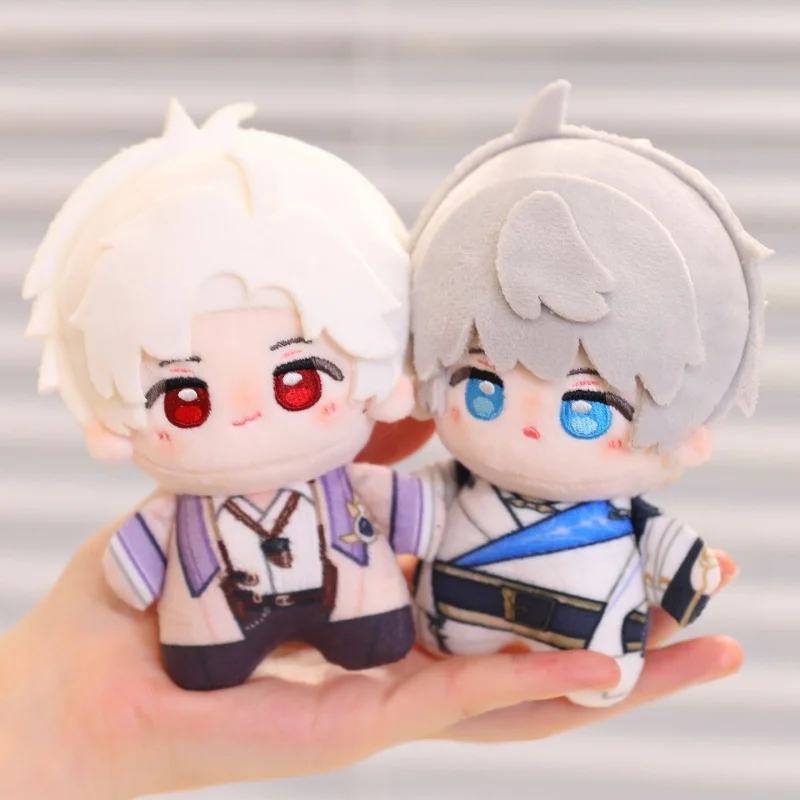 10cm Anime Love And Deepspace Sylus Xavier Zayne Rafayel Caleb Kawaii Plush Figure Doll Travel Companion Photo Prop Fans Gifts