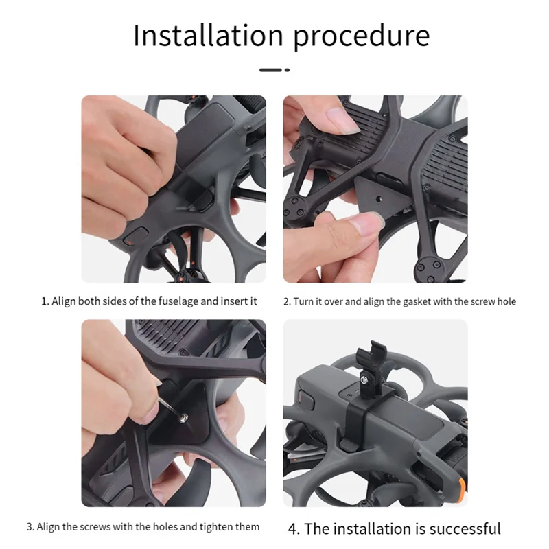 Lampada ricaricabile per volo notturno drone con luce stroboscopica di classe con staffa per accessori DJI Avata 2 Rone