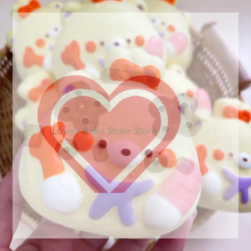 【BS】Slow Rebound Bread Squeezable Toys PU Stress Relief Soft Sensory Toys Kids Adult Christmas Decompression Anti-stress Gifts