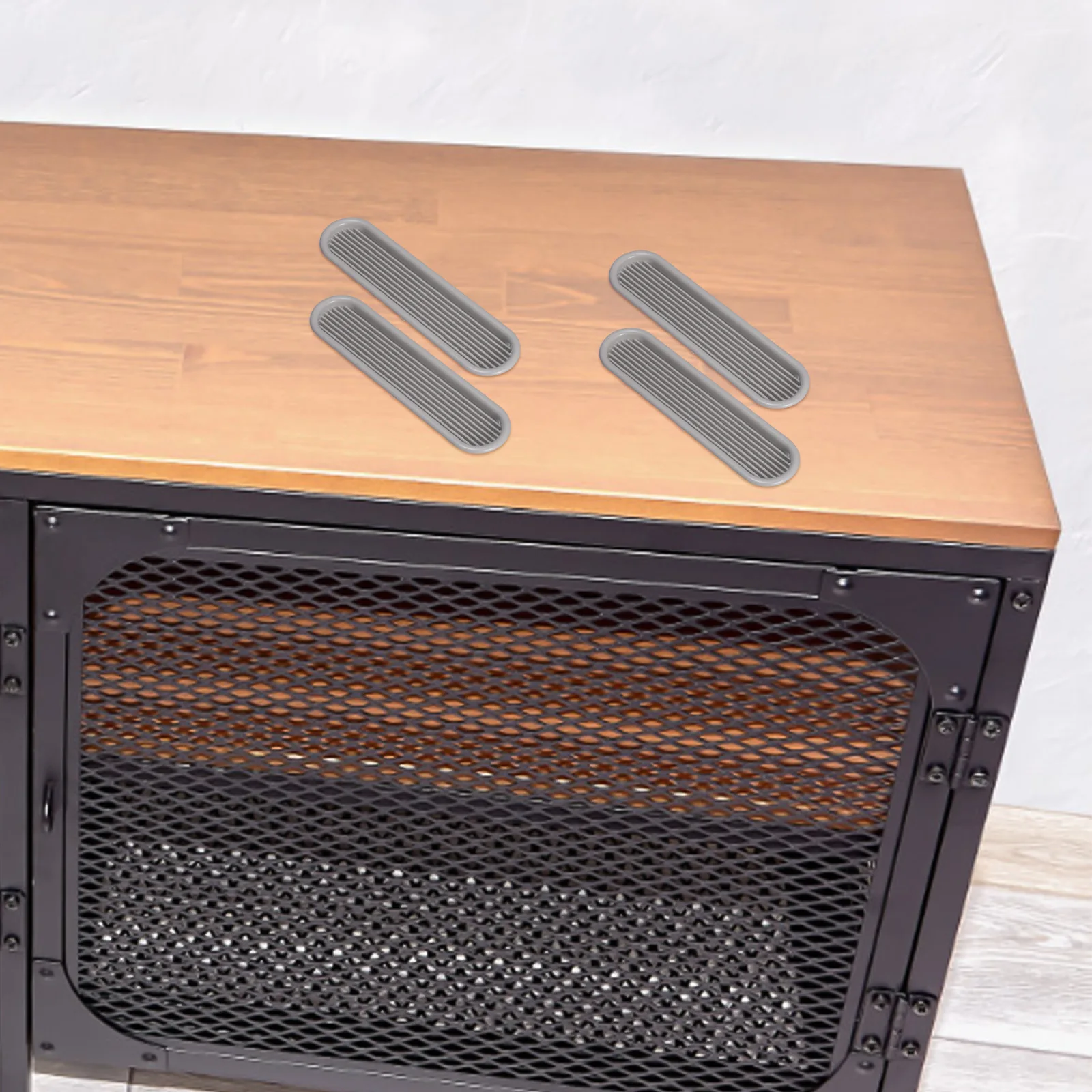 

4Pcs Plastic Ventilation Grille Wardrobe Shoe Cabinet Breathable Mesh Air Vent Cover Durable Material Efficient Heat Dissipation