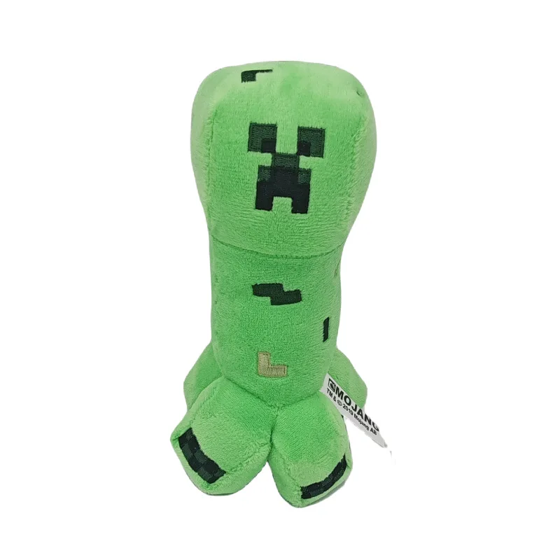 18cm Green Creeper JJ Plush Stuffed Toys Doll Game MC Creeper JJ Plush Soft Toy Brinquedos for Kids Children Gifts