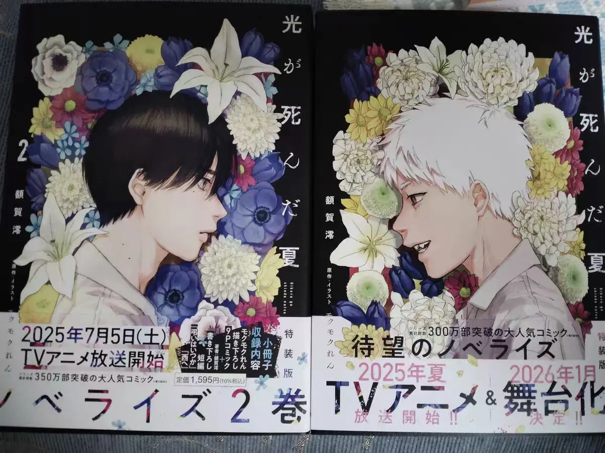 Image 6: Le roman officiel « L'été où Hikaru est mort » de Hikaru Yoshiki – BL, jeunesse, horreur, suspense, drama, campus, anime, manga, bande dessinée, livre d'art