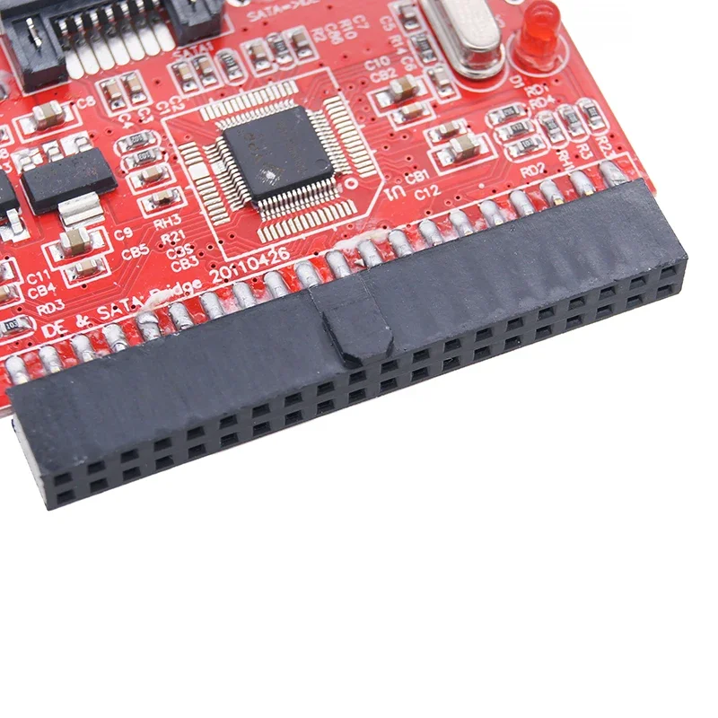 IDE zu SATA Adapter SATA zu IDE Konverter Bidirektionale Konvertierung 100/133 HDD/SSD/CD/DVD Riser Karte für PC Desktop JM20330 Chip