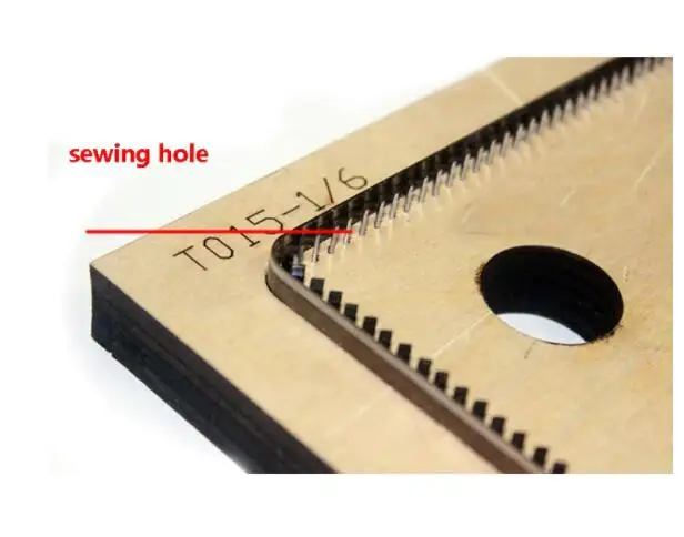 New Japan Steel Blade Wooden Die Wallet Leather Craft Punch Hand Tool Handmade rose Cut Knife Mould leather sewing