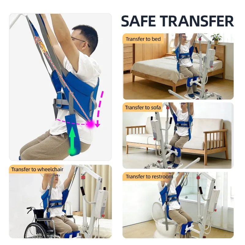 Standing Mover Assisted Elderly Semi Standing Strap Safe Transfer Washable Straps Sitting Stand Lift Machine Dedicated Sling