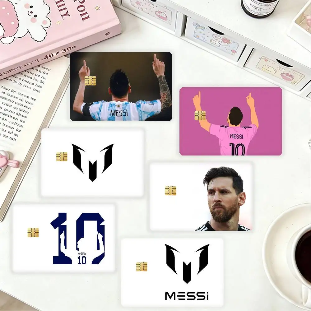 

Football King M-MessiS HD Waterproof Card Skins Protective Stickers for Credit Bank Game Cards