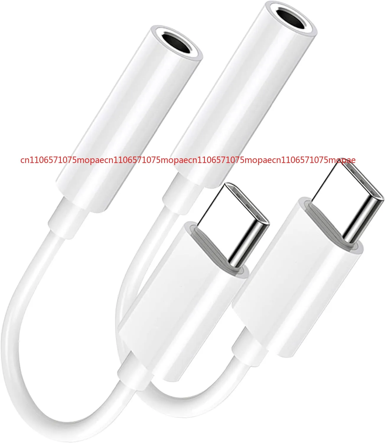 

2 упаковки USB Type C на 3,5 мм гнездовой адаптер для наушников для iPhone 15 Galaxy S24