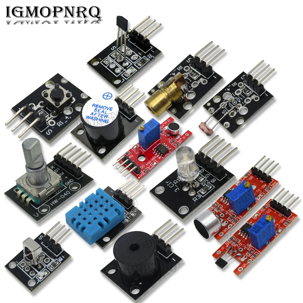 1PCS Hall/Button/Switch/Sensor KY-003/004/006/008/016/018/022/023/024/037/040 DIY Module KY-016 KY-022 KY-037 KY-040 For Arduino