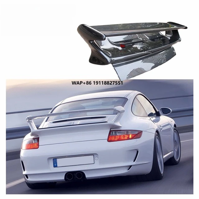 

For Carrera 911 997 Carbon Fiber GT3 Spoiler Body Kit 991 997.1 Carbon Fiber GT3 Spoiler Wing