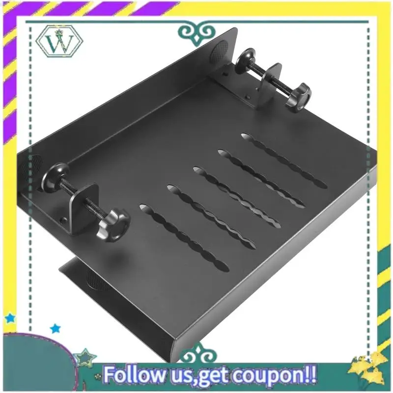 NEW Desk Side Storage Under Desk Storage Laptop Stand Made Of Steel,Load Capacity 3Kg 3Kg A