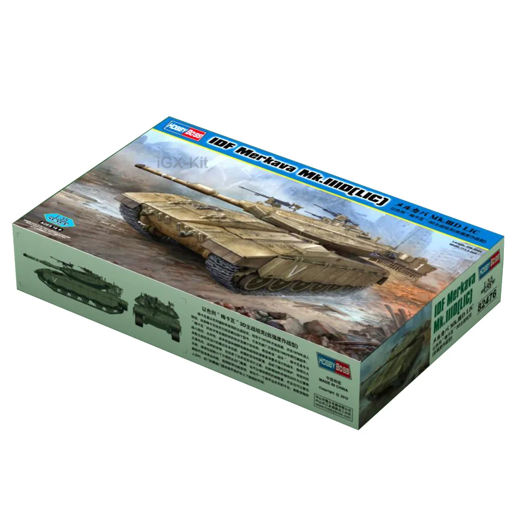 Hobbyboss 82476 1/35 Scale  IDF Merkava Mk IIID LIC Main Battle Tank MBT Hobby Craft Toy Plastic Model Building Kit