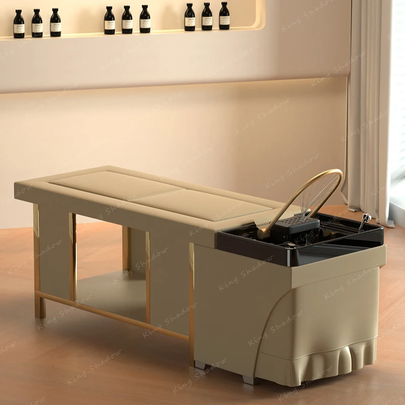 

Electric Massage Shampoo Chair Bed Hair Salon Backwash Unit Salon Sink Shampoo Chairs