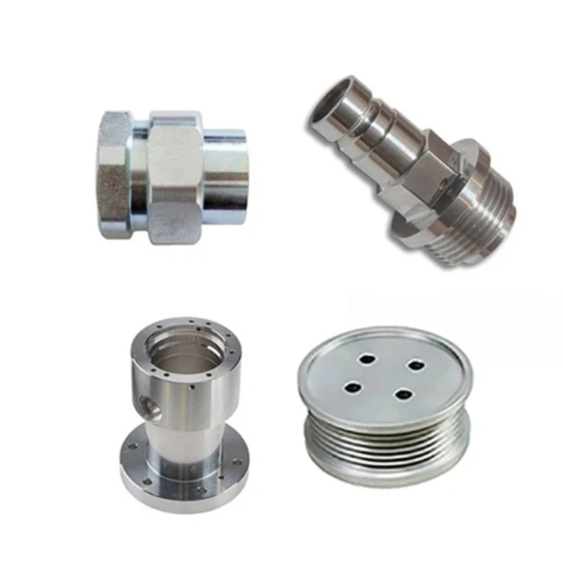 

Custom CNC Machined Stainless Steel Tube Connectors CNC Machining Precision Stainless Steel Hexagon Thread Quick Connectors