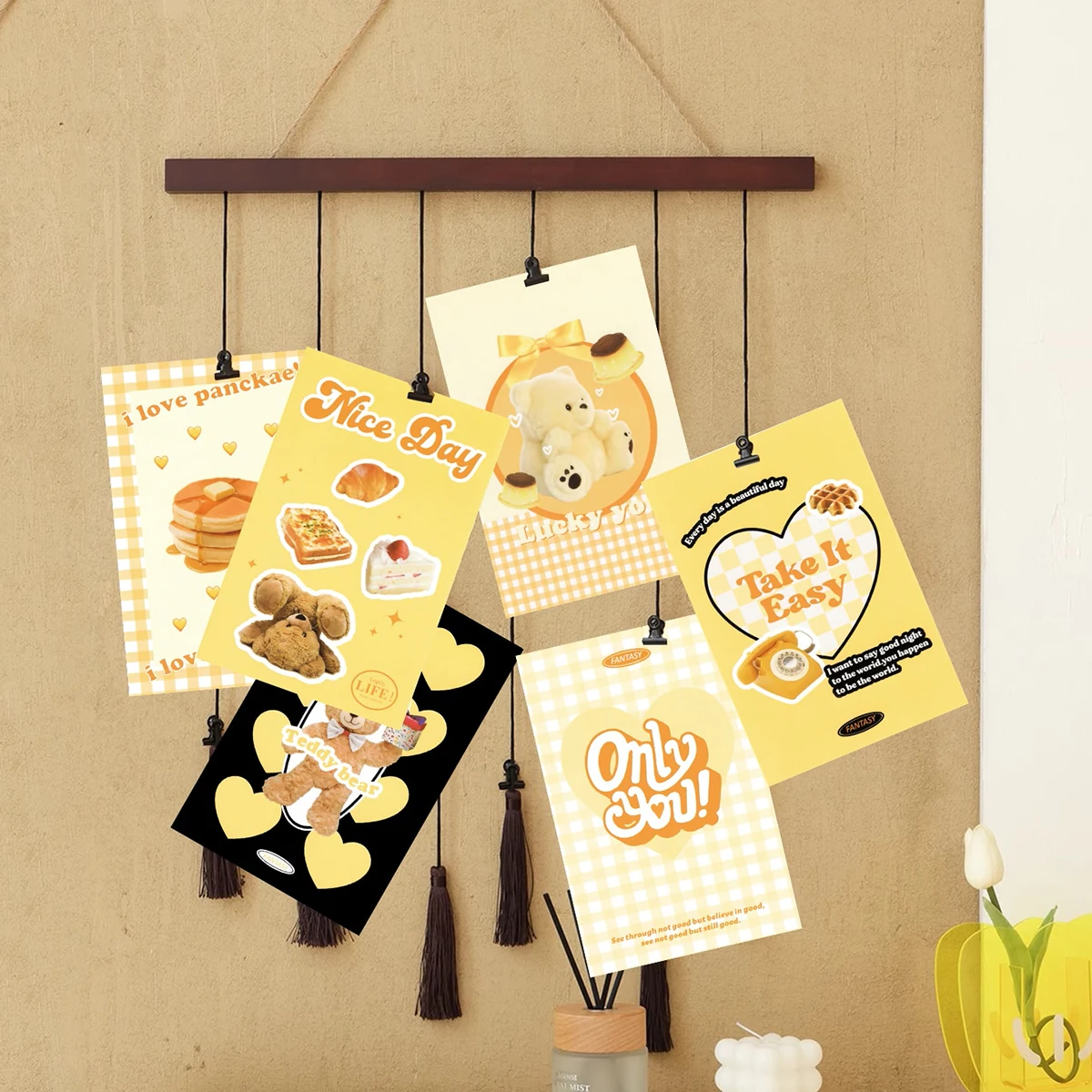 30-teiliges Raumdekor, Wandcollagen-Set, ästhetische Bilder, Poster für Raumästhetik, niedliche Schlafzimmer-Foto-Wandkunst-Dekoration für Teenager-Mädchen – Detail 19