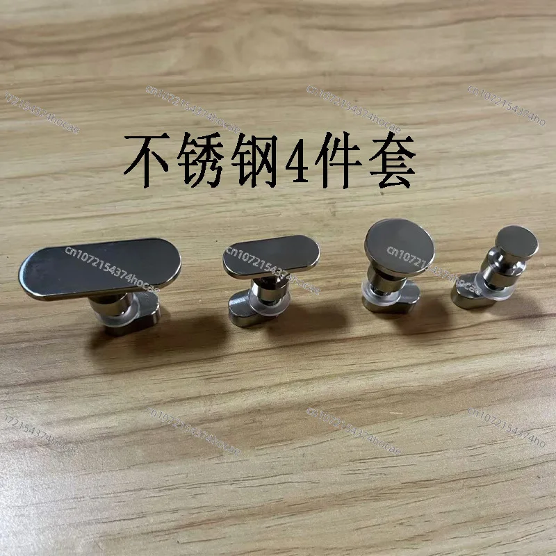 Car dent repair tool Cold glue gasket, puller buckle stainless steel 4-piece set, pit dent repair