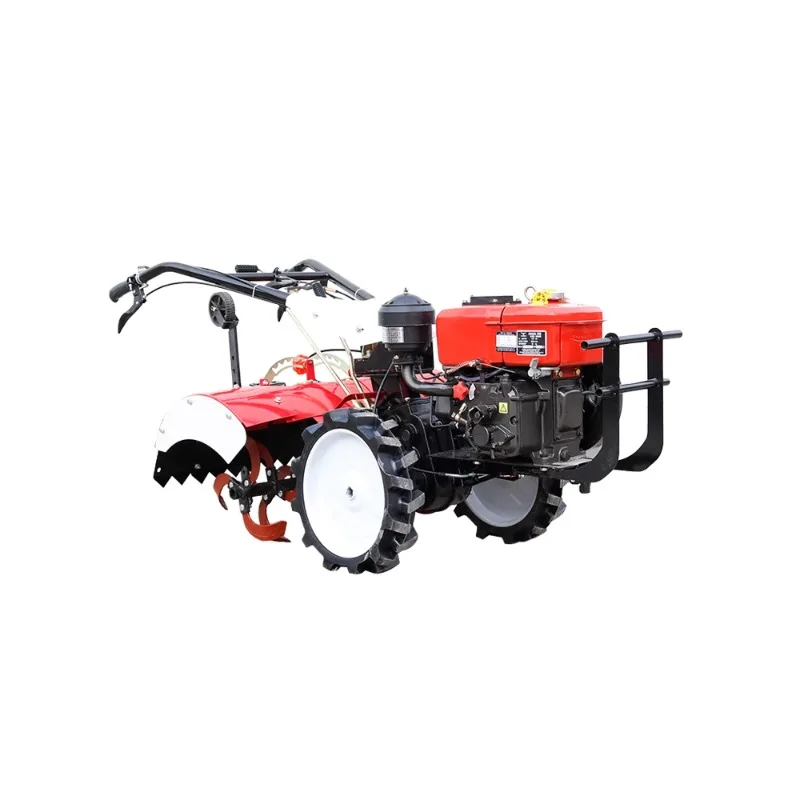

Four-wheel drive micro-tiller cultivated land household multi-functional diesel small ditch ploughing agricultural ploughing