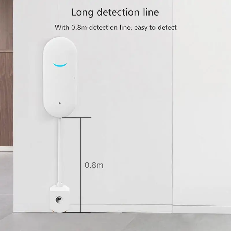 Water Leak Detector Tuya App Free Remote Monitoring Flood Detector Water Leak Notification App Flood Alert Overflow Security